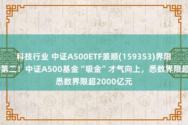 科技行业 中证A500ETF景顺(159353)界限居同类ETF第二！中证A500基金“吸金”才气向上，悉数界限超2000亿元