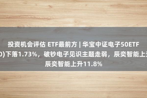 投资机会评估 ETF最前方 | 华宝中证电子50ETF(515260)下落1.73%，破钞电子见识主题走弱，辰奕智能上升11.8%