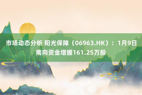 市场动态分析 阳光保障（06963.HK）：1月9日南向资金增握161.25万股